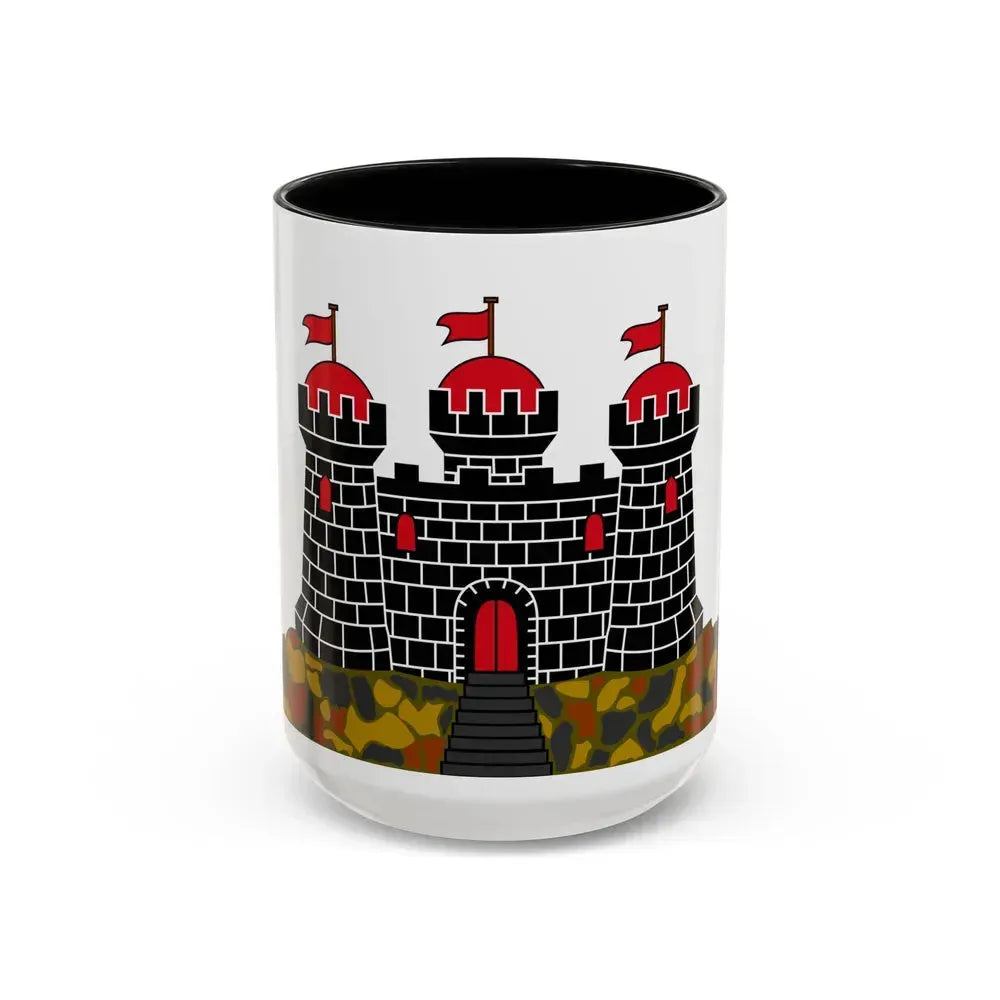 Flag of Edinburgh UK - Accent Coffee Mug 15oz Black - Go Mug Yourself