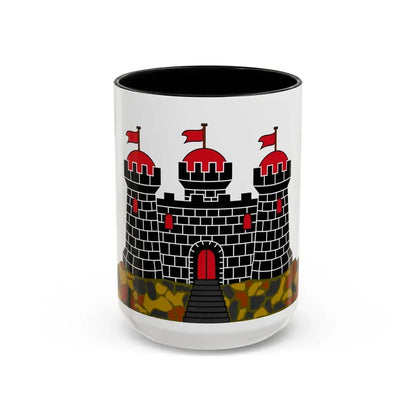 Flag of Edinburgh UK - Accent Coffee Mug 15oz Black - Go Mug Yourself