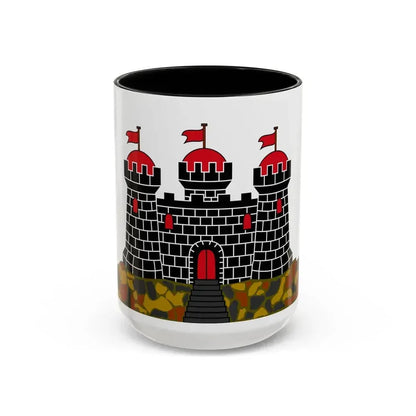 Flag of Edinburgh UK - Accent Coffee Mug 15oz Black - Go Mug Yourself