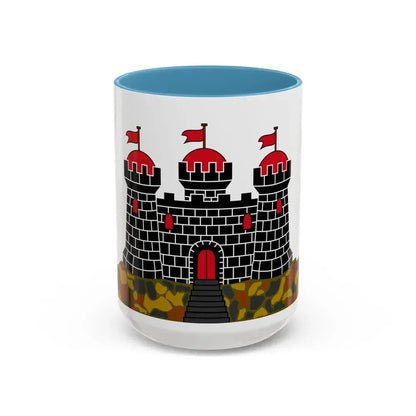Flag of Edinburgh UK - Accent Coffee Mug 15oz Light Blue - Go Mug Yourself