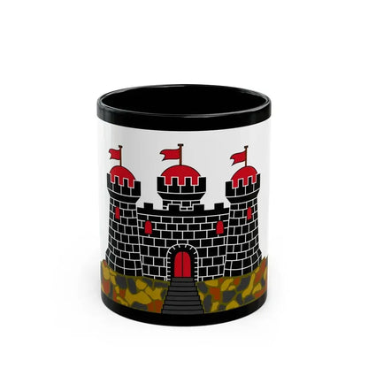 Flag of Edinburgh UK - Black Coffee Mug 11oz - Go Mug Yourself