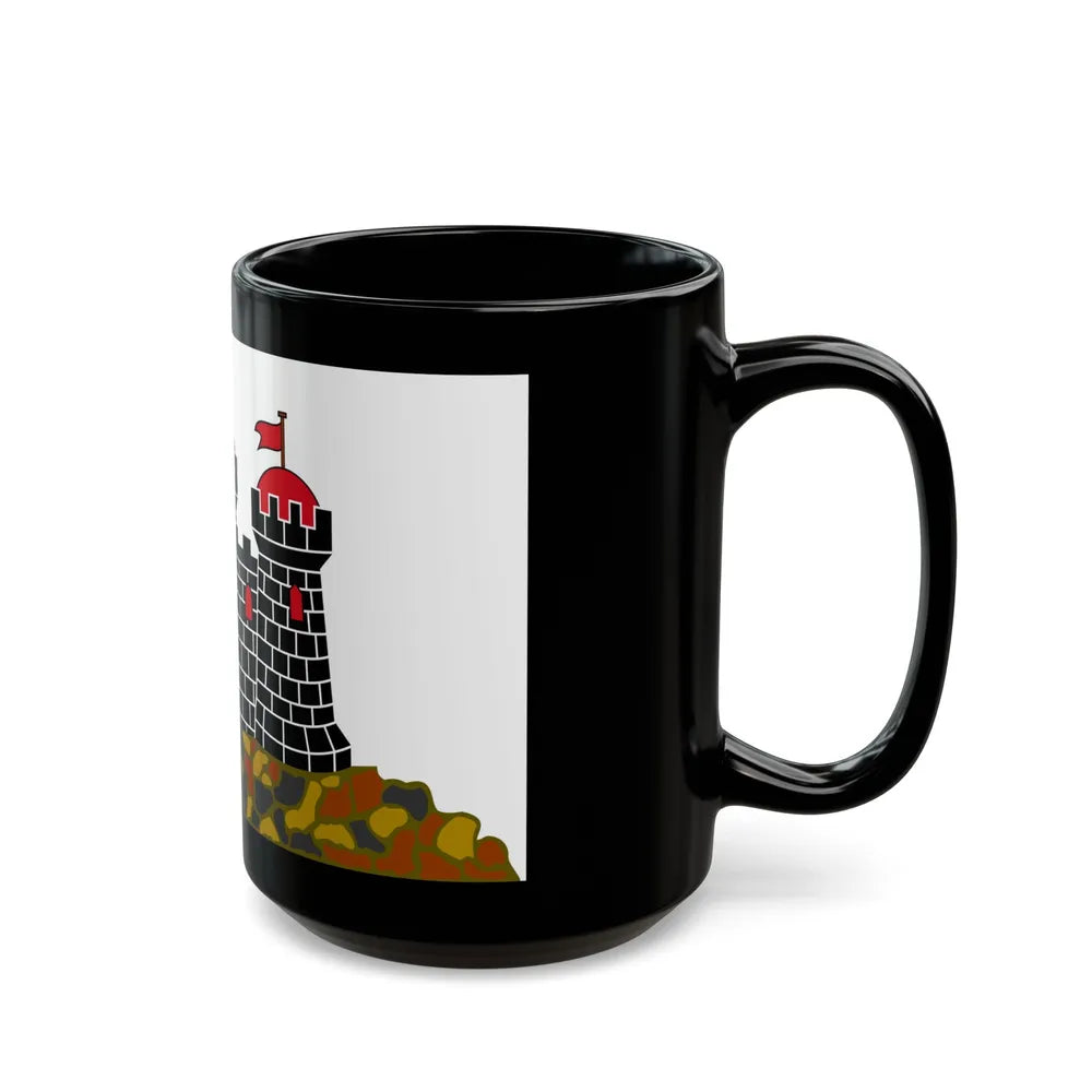 Flag of Edinburgh UK - Black Coffee Mug-Go Mug Yourself