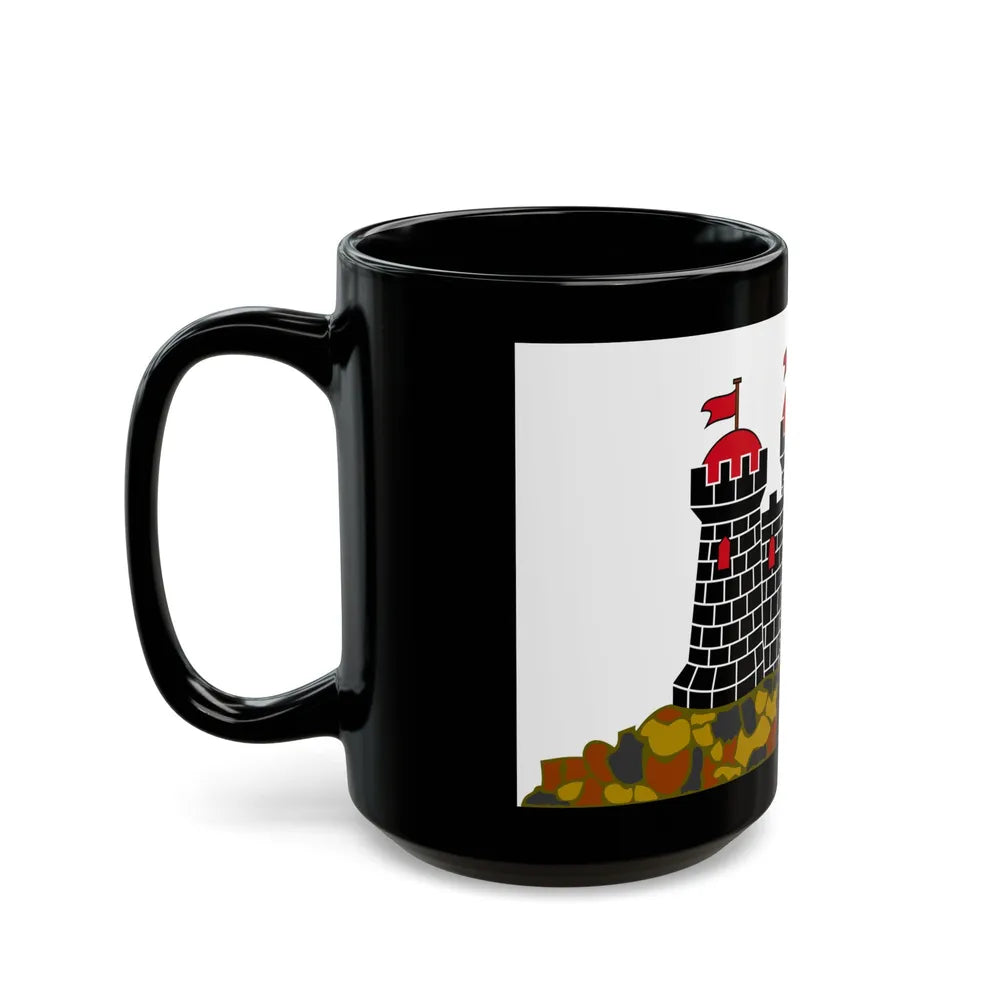 Flag of Edinburgh UK - Black Coffee Mug-Go Mug Yourself