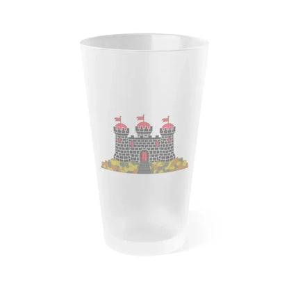 Flag of Edinburgh UK - Frosted Pint Glass 16oz 16oz Frosted - Go Mug Yourself