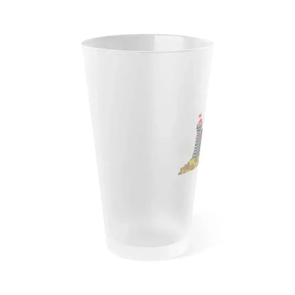 Flag of Edinburgh UK - Frosted Pint Glass 16oz - Go Mug Yourself