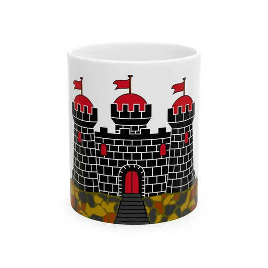 Flag of Edinburgh UK - White Coffee Mug 11oz - Go Mug Yourself