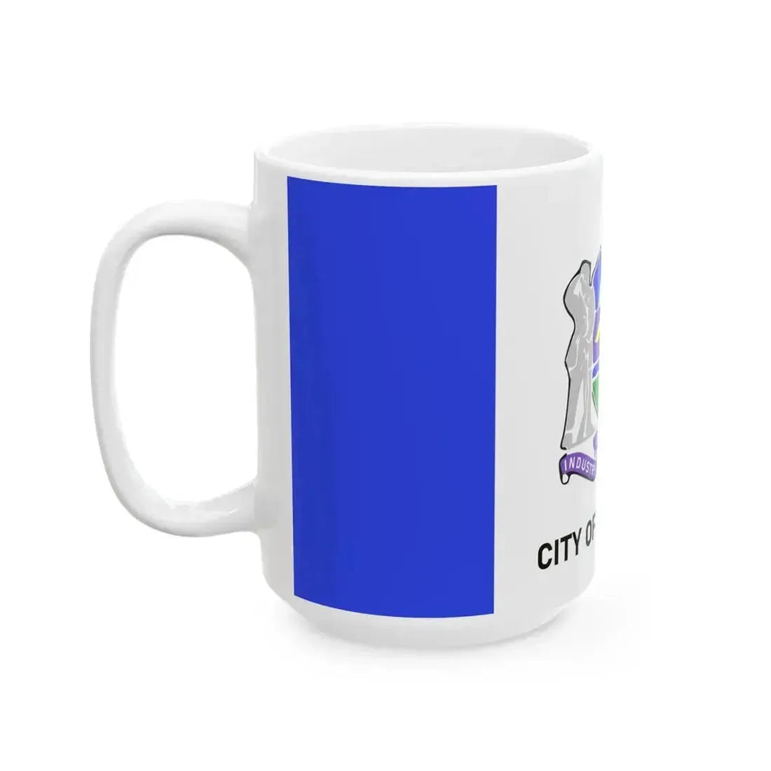 Flag of Edmonton 1966-1986 (Canada) White Coffee Mug - Go Mug Yourself