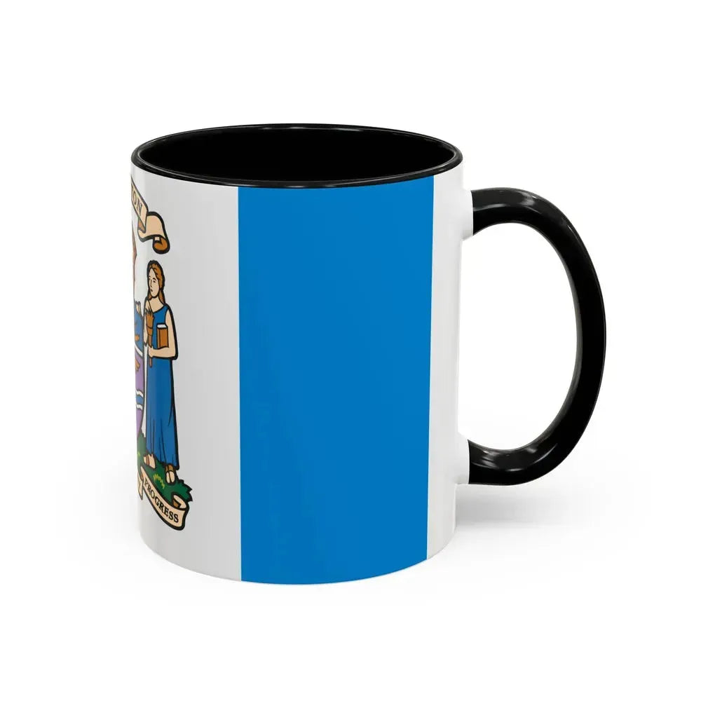 Flag of Edmonton Canada - Accent Coffee Mug - Go Mug Yourself