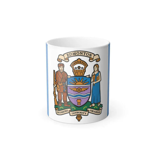 Flag of Edmonton Canada - Color Changing Coffee Mug 11oz - Go Mug Yourself