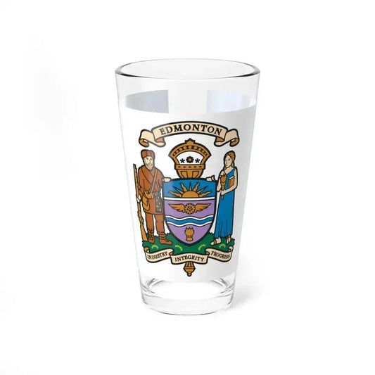 Flag of Edmonton Canada - Pint Glass 16oz 16oz - Go Mug Yourself