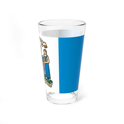 Flag of Edmonton Canada - Pint Glass 16oz - Go Mug Yourself