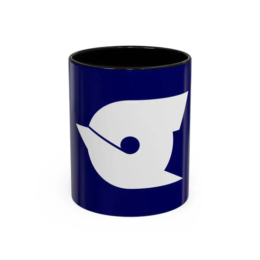 Flag of Edogawa Tokyo Japan - Accent Coffee Mug 11oz Black - Go Mug Yourself