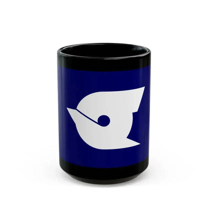 Flag of Edogawa Tokyo Japan - Black Coffee Mug 15oz - Go Mug Yourself