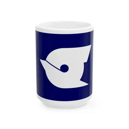 Flag of Edogawa Tokyo (Japan) White Coffee Mug 15oz - Go Mug Yourself