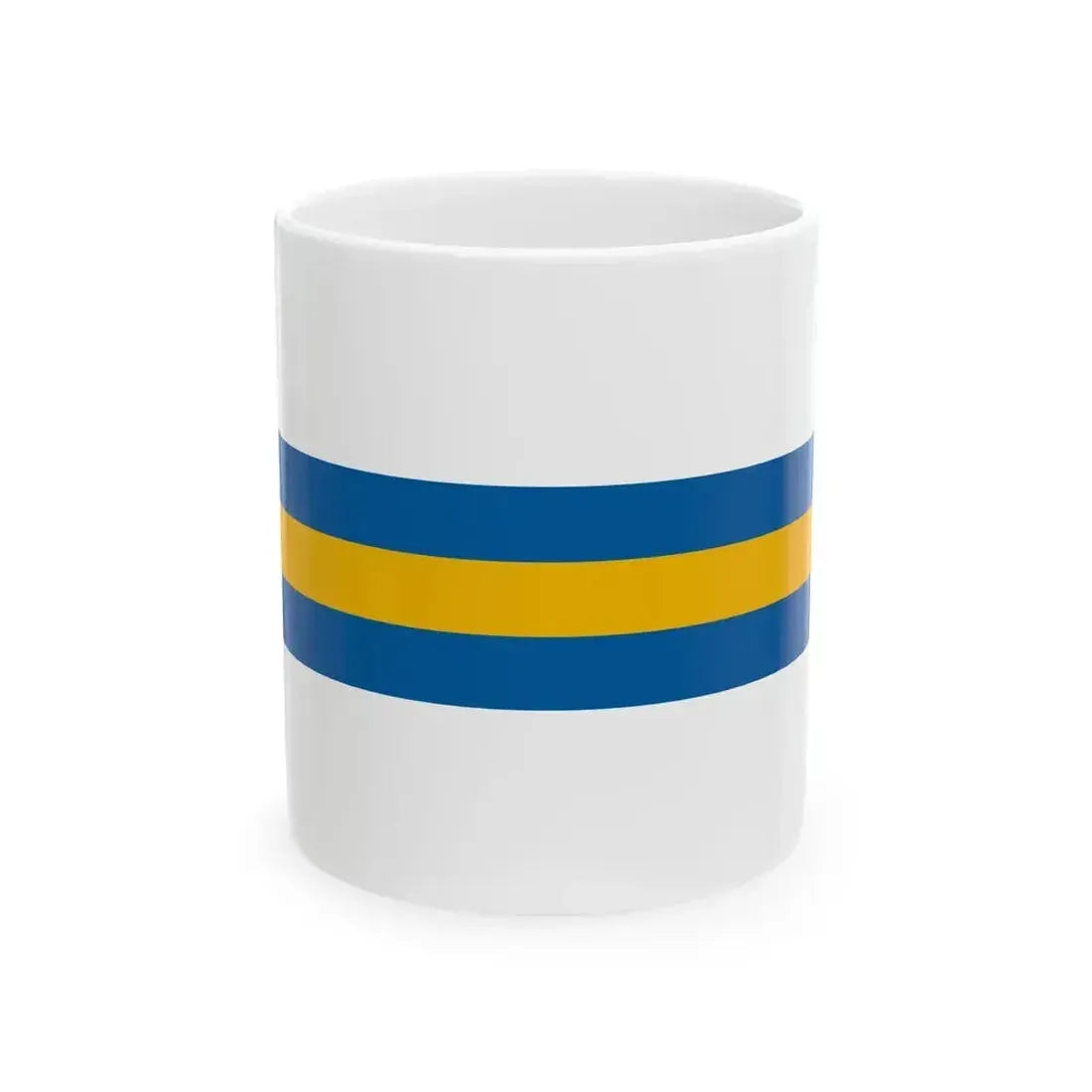 Flag of Eger 1941 (Hungary) White Coffee Mug 11oz - Go Mug Yourself