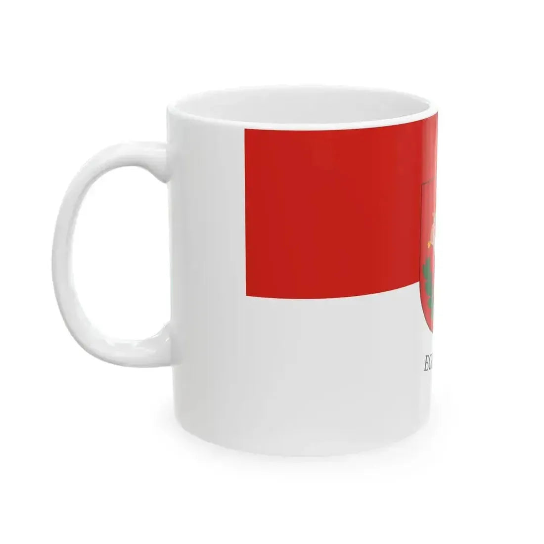 Flag of Egeralja (Hungary) White Coffee Mug - Go Mug Yourself
