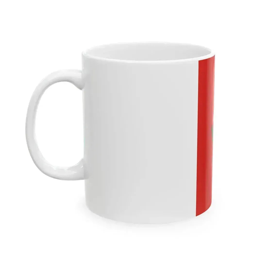Flag of Egeralja vertical (Hungary) White Coffee Mug - Go Mug Yourself