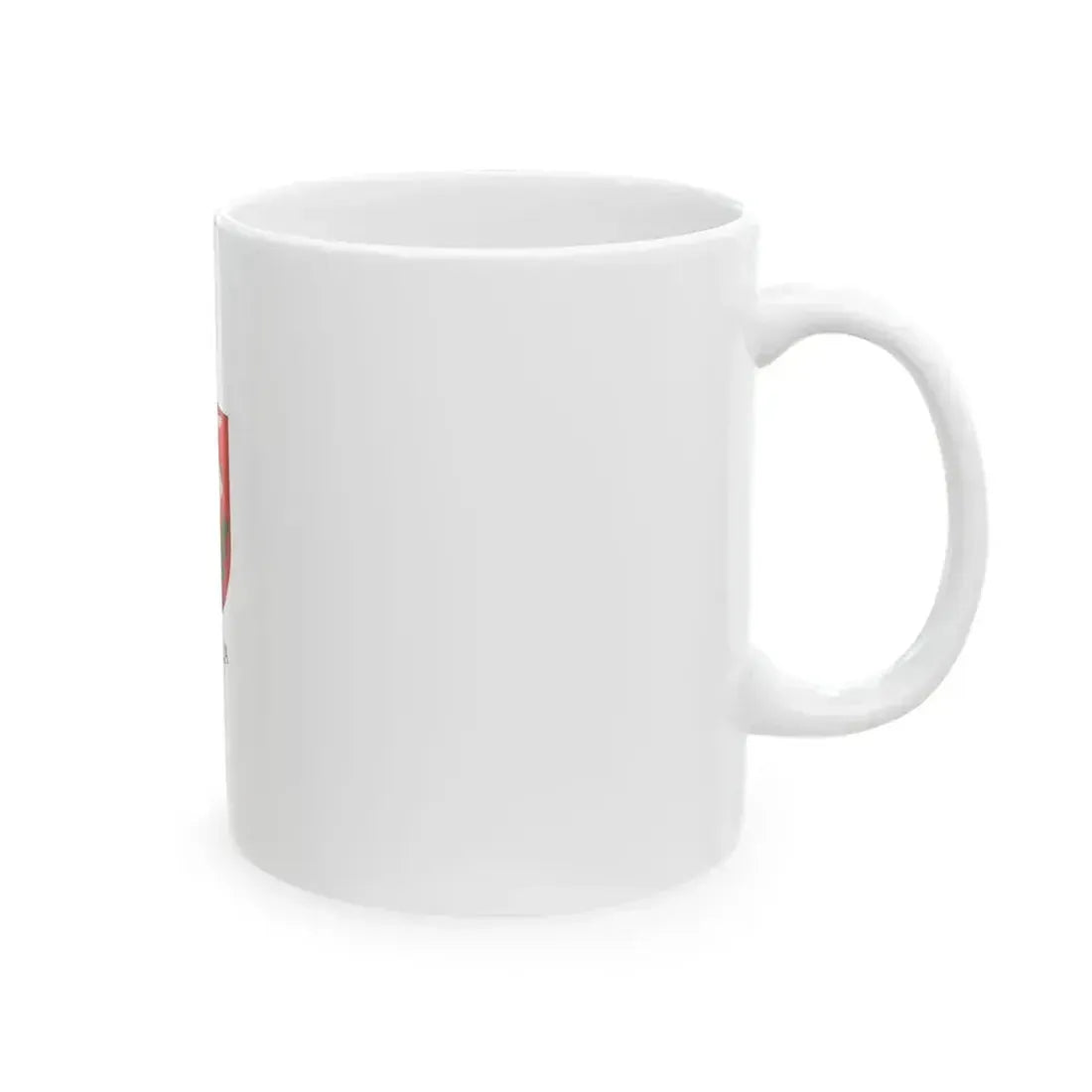 Flag of Egeralja vertical (Hungary) White Coffee Mug - Go Mug Yourself