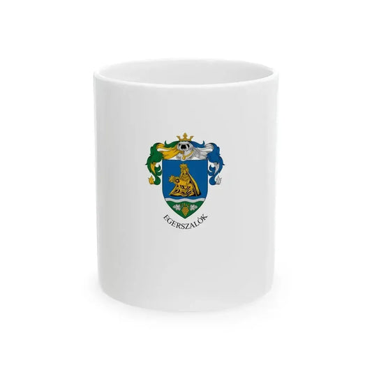 Flag of Egerszalok (Hungary) White Coffee Mug 11oz - Go Mug Yourself