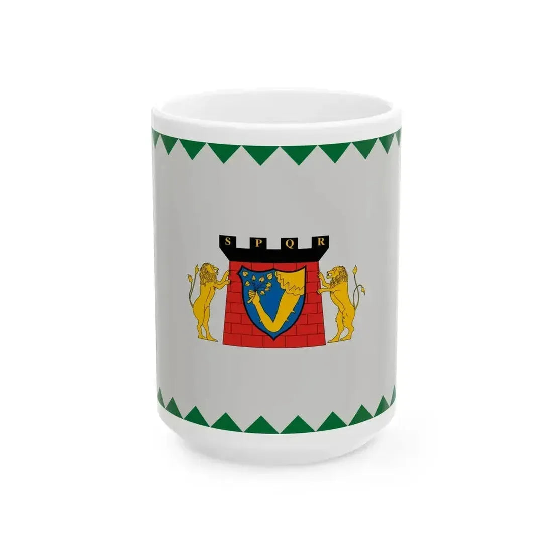 Flag of Egervar (Hungary) White Coffee Mug 15oz - Go Mug Yourself