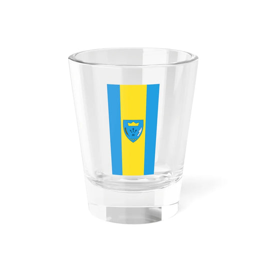 Flag of Egyhazasdengeleg vertical (Hungary) Shot Glass 1.5oz 1.5oz - Go Mug Yourself