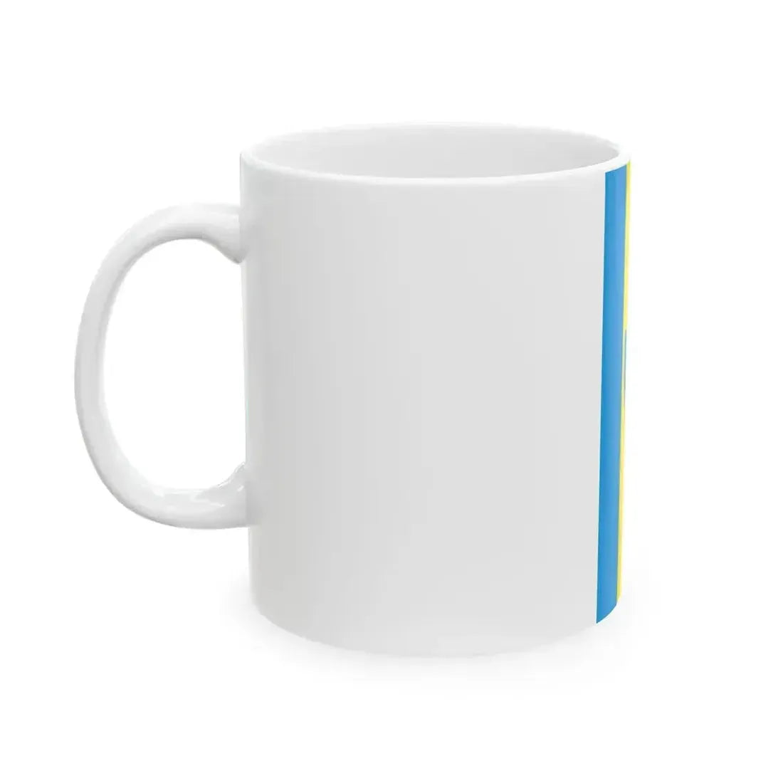 Flag of Egyhazasdengeleg vertical (Hungary) White Coffee Mug - Go Mug Yourself