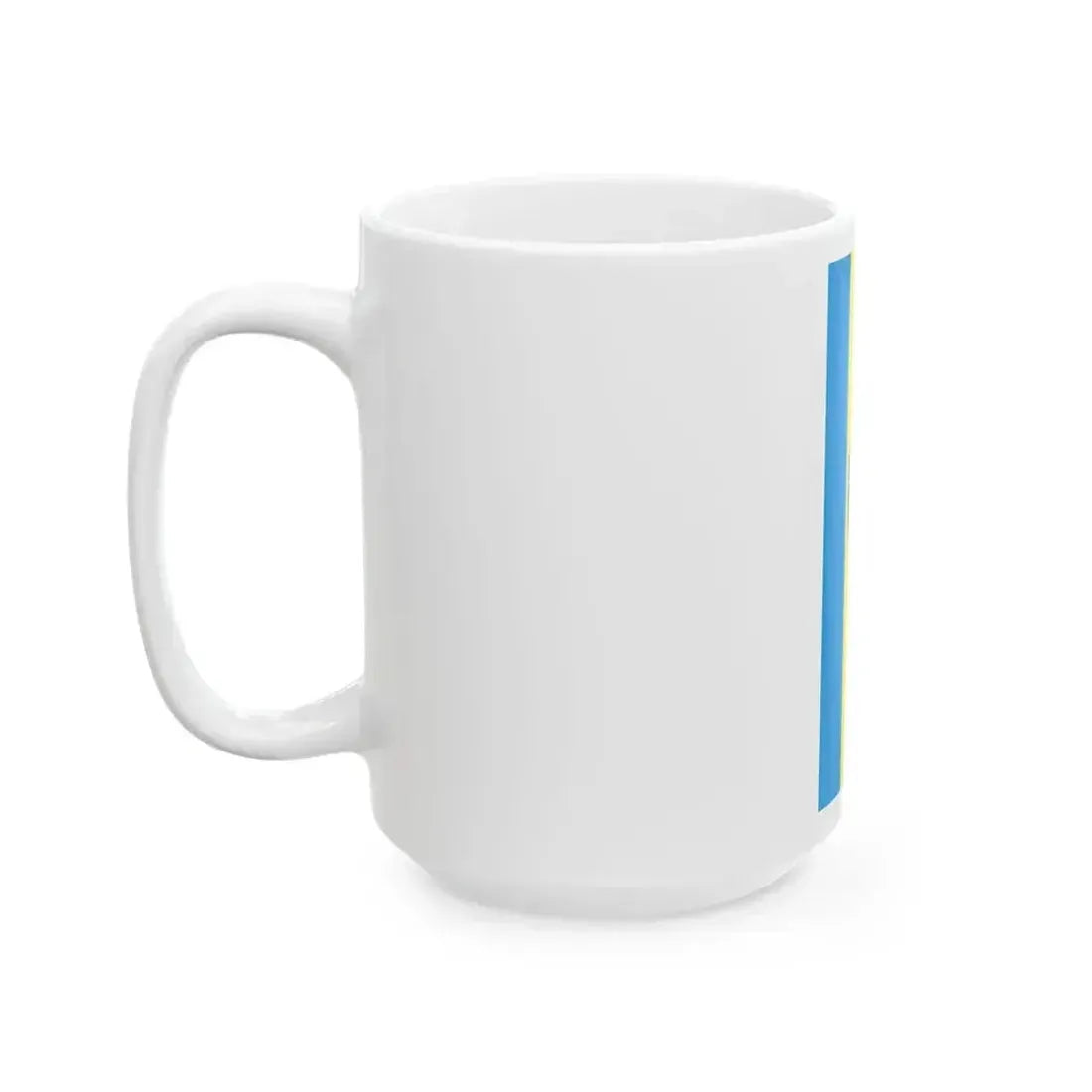 Flag of Egyhazasdengeleg vertical (Hungary) White Coffee Mug - Go Mug Yourself