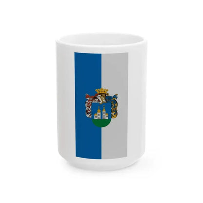 Flag of Egyhazasradoc (Hungary) White Coffee Mug 15oz - Go Mug Yourself