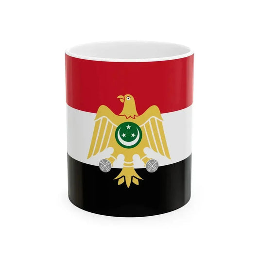 Flag of Egypt 1952-1958 (Egypt) White Coffee Mug 11oz - Go Mug Yourself
