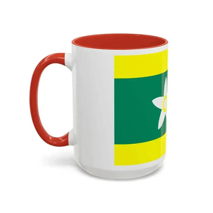 Flag of Ehime Prefecture Japan - Accent Coffee Mug - Go Mug Yourself