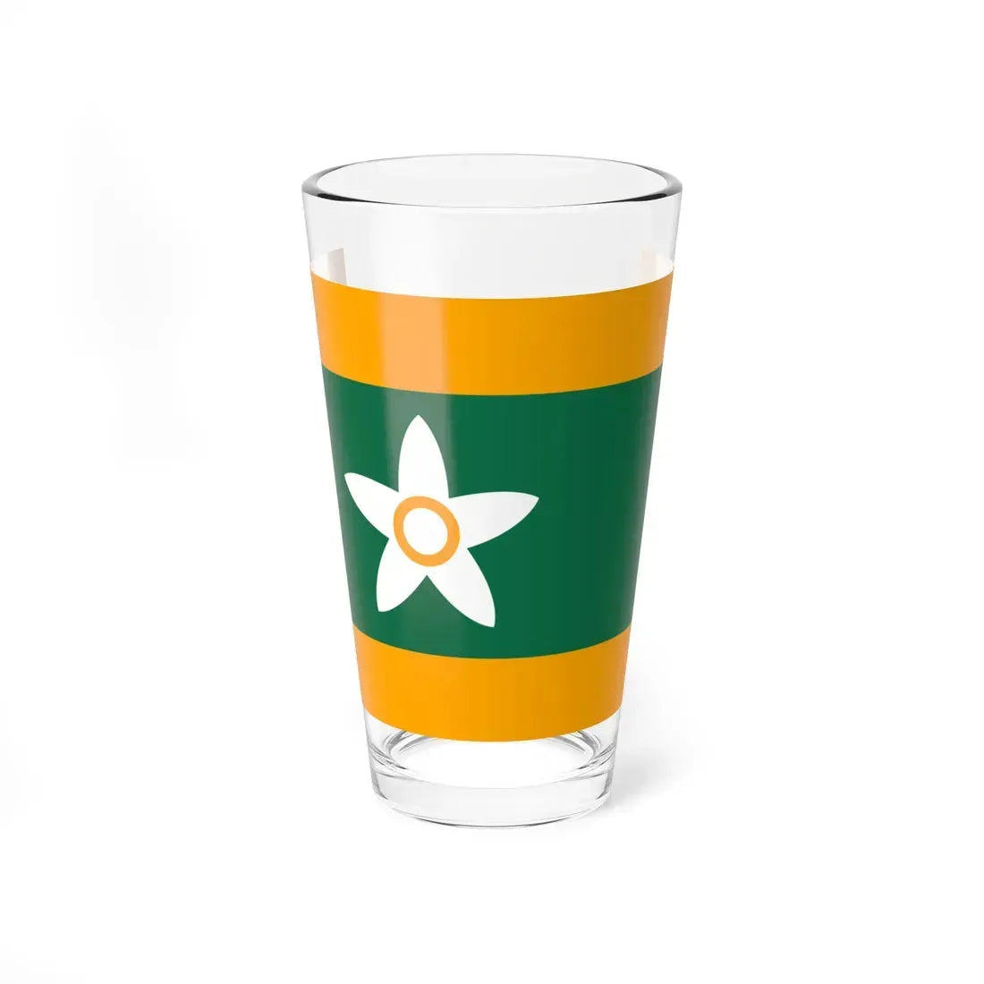Flag of Ehime Prefecture (Japan) Pint Glass 16oz 16oz - Go Mug Yourself