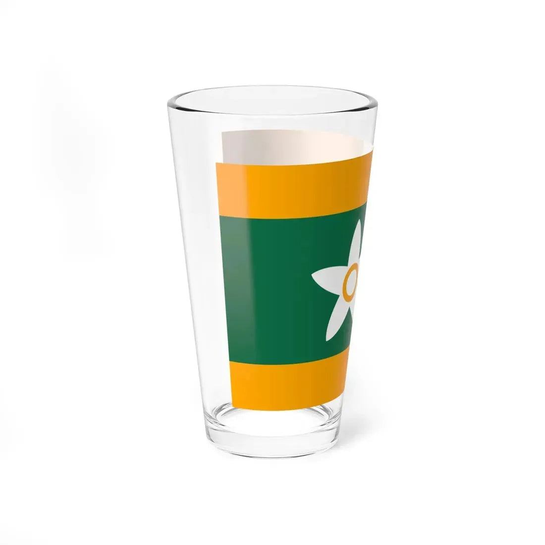 Flag of Ehime Prefecture (Japan) Pint Glass 16oz - Go Mug Yourself