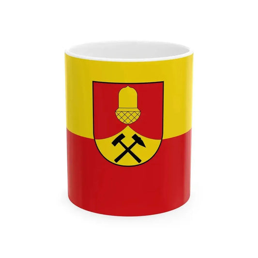 Flag of Eichelhardt (Germany) White Coffee Mug 11oz - Go Mug Yourself