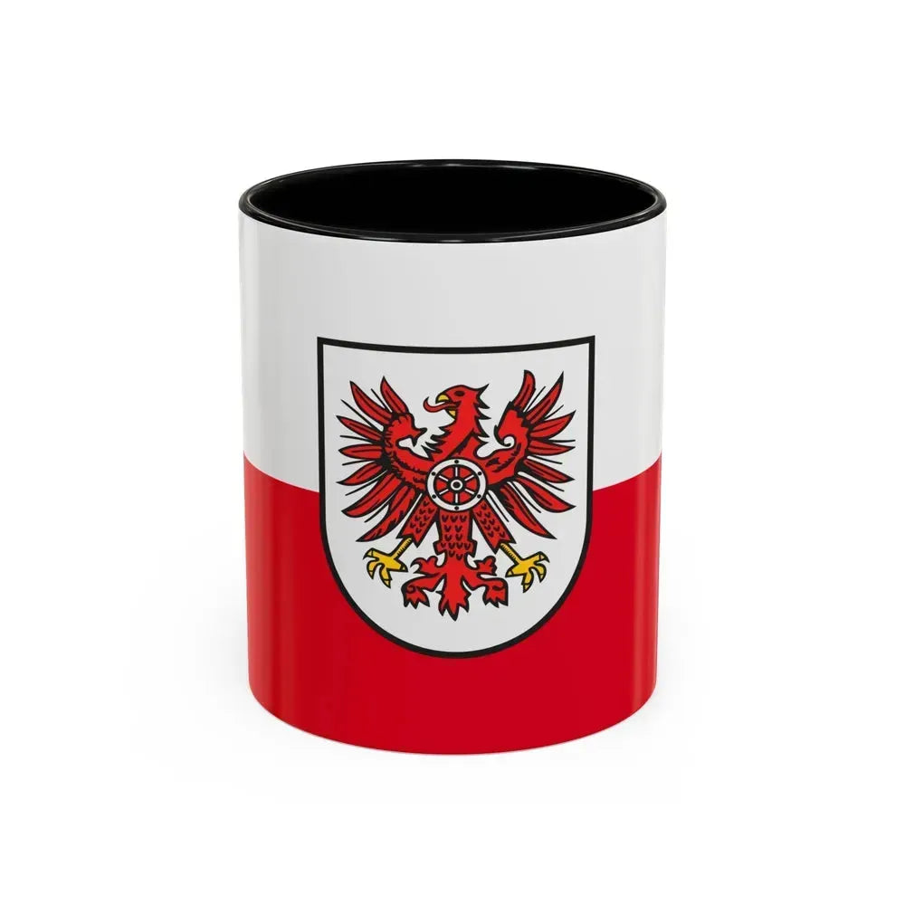 Flag of Eichsfeld Germany - Accent Coffee Mug 11oz Black - Go Mug Yourself