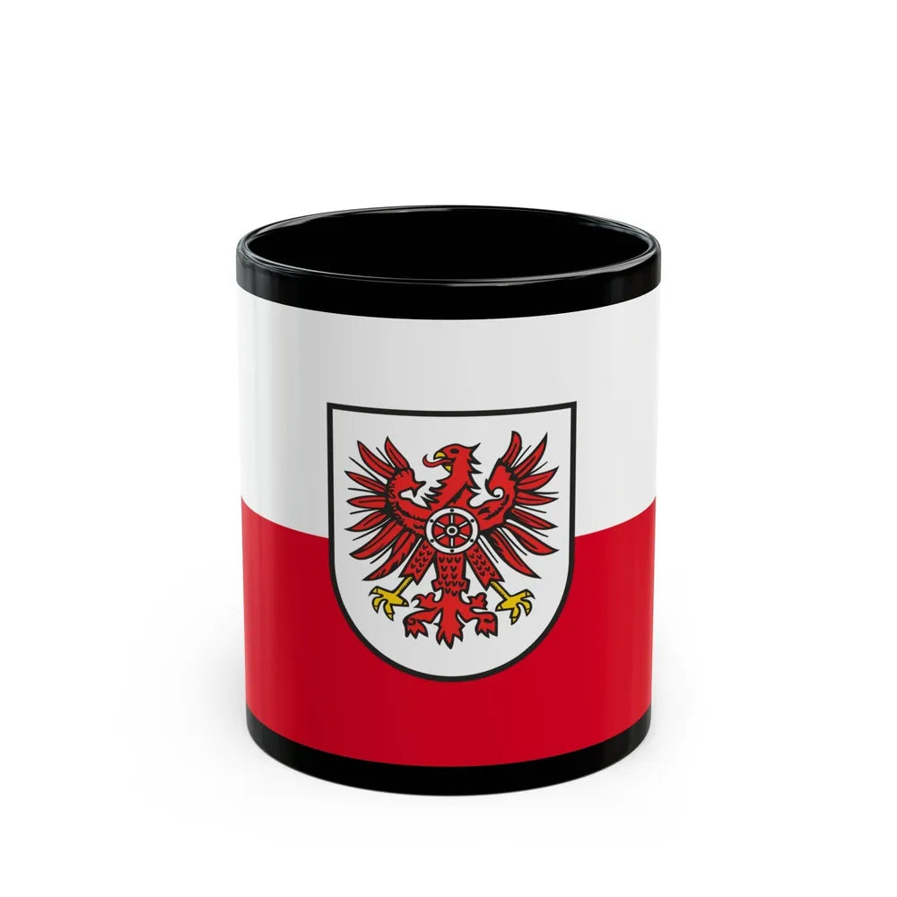 Flag of Eichsfeld Germany - Black Coffee Mug-11oz-Go Mug Yourself