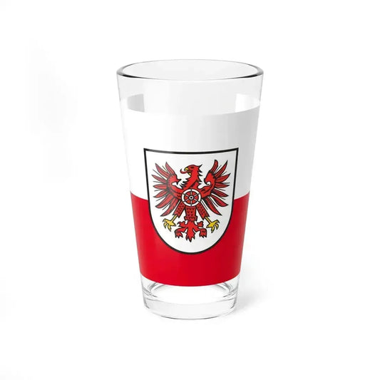 Flag of Eichsfeld Germany - Pint Glass 16oz 16oz - Go Mug Yourself