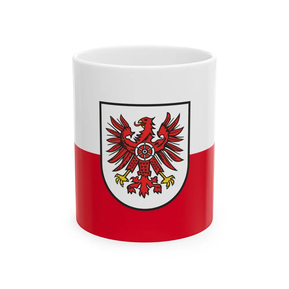 Flag of Eichsfeld Germany - White Coffee Mug-11oz-Go Mug Yourself