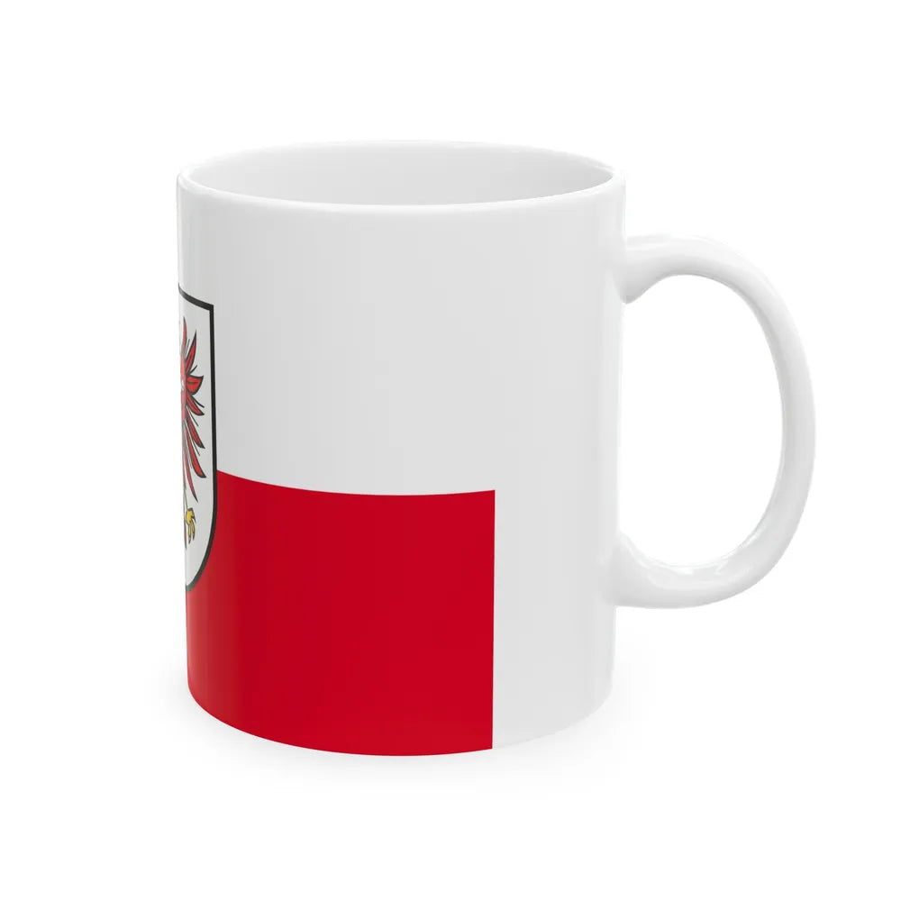 Flag of Eichsfeld Germany - White Coffee Mug-Go Mug Yourself