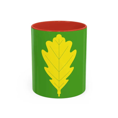Flag of Eigersund Rogaland Norway - Accent Coffee Mug 11oz Red - Go Mug Yourself