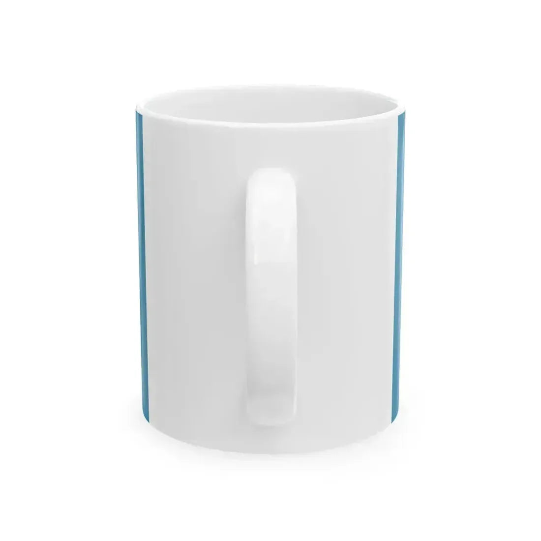 Flag of Eiheiji Fukui Texted blue background variant (Japan) White Coffee Mug - Go Mug Yourself