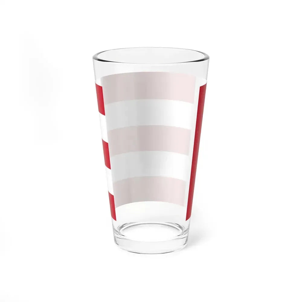 Flag of Eindhoven the largest city of the province of North Brabant Netherlands - Pint Glass 16oz - Go Mug Yourself