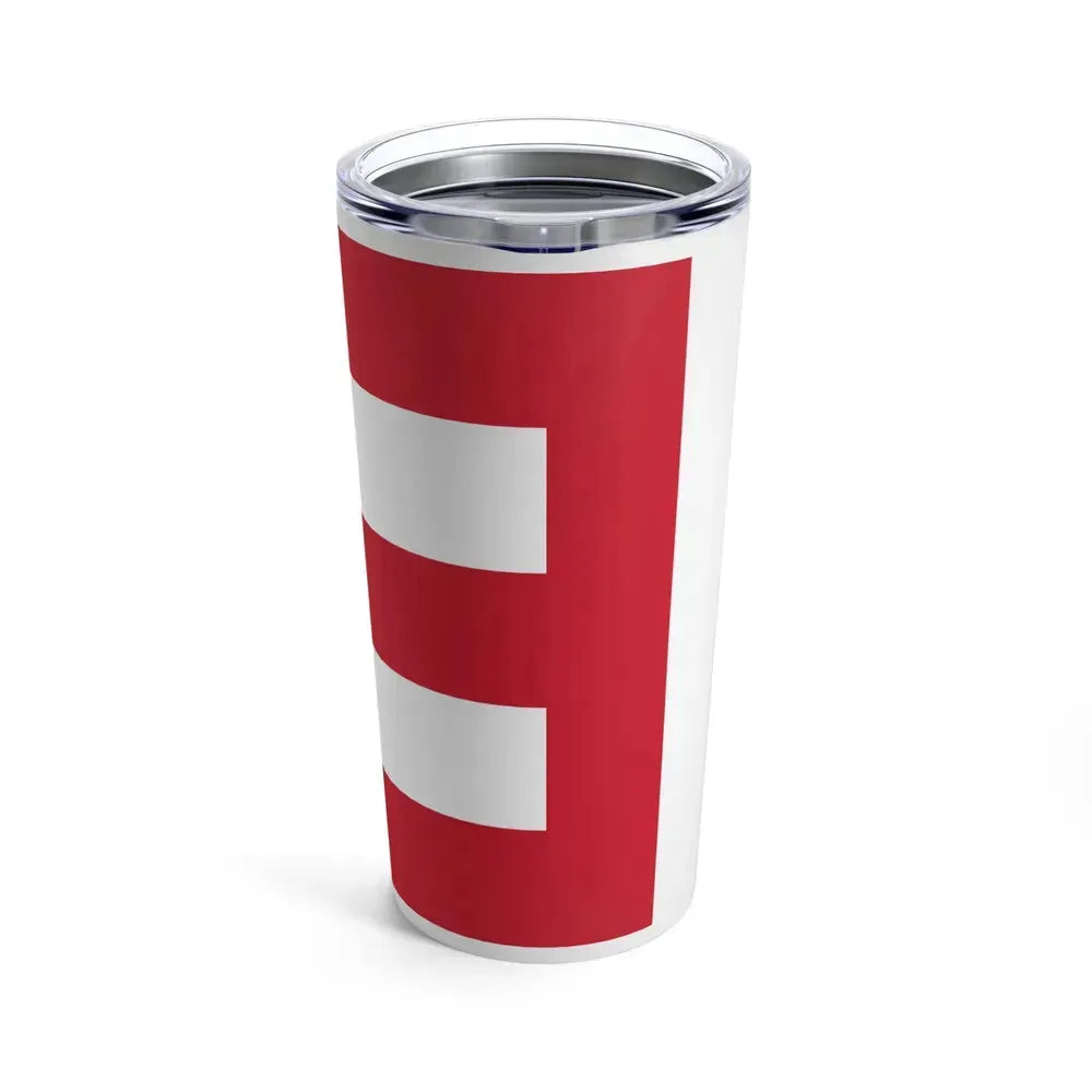 Flag of Eindhoven the largest city of the province of North Brabant Netherlands - Tumbler 20oz - Go Mug Yourself