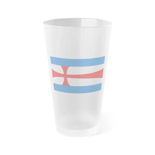 Flag of Eisenach Germany - Frosted Pint Glass 16oz 16oz Frosted - Go Mug Yourself