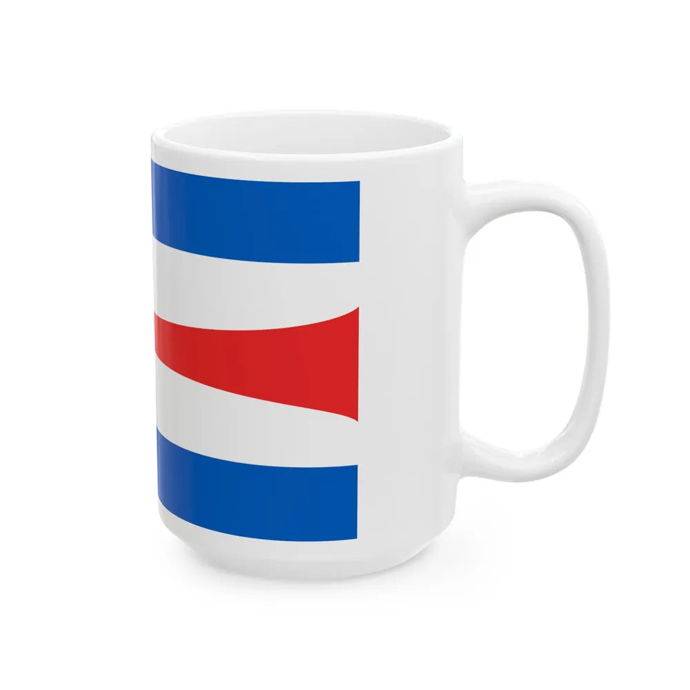 Flag of Eisenach Germany - White Coffee Mug-Go Mug Yourself