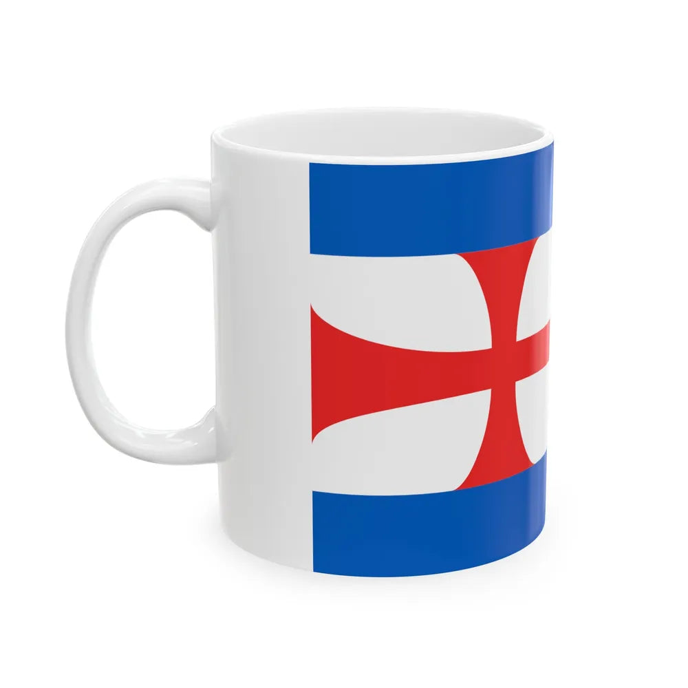 Flag of Eisenach Germany - White Coffee Mug-Go Mug Yourself