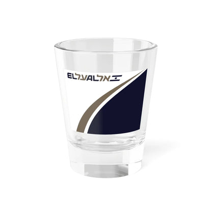 Flag of EL AL (Israel) Shot Glass 1.5oz 1.5oz - Go Mug Yourself