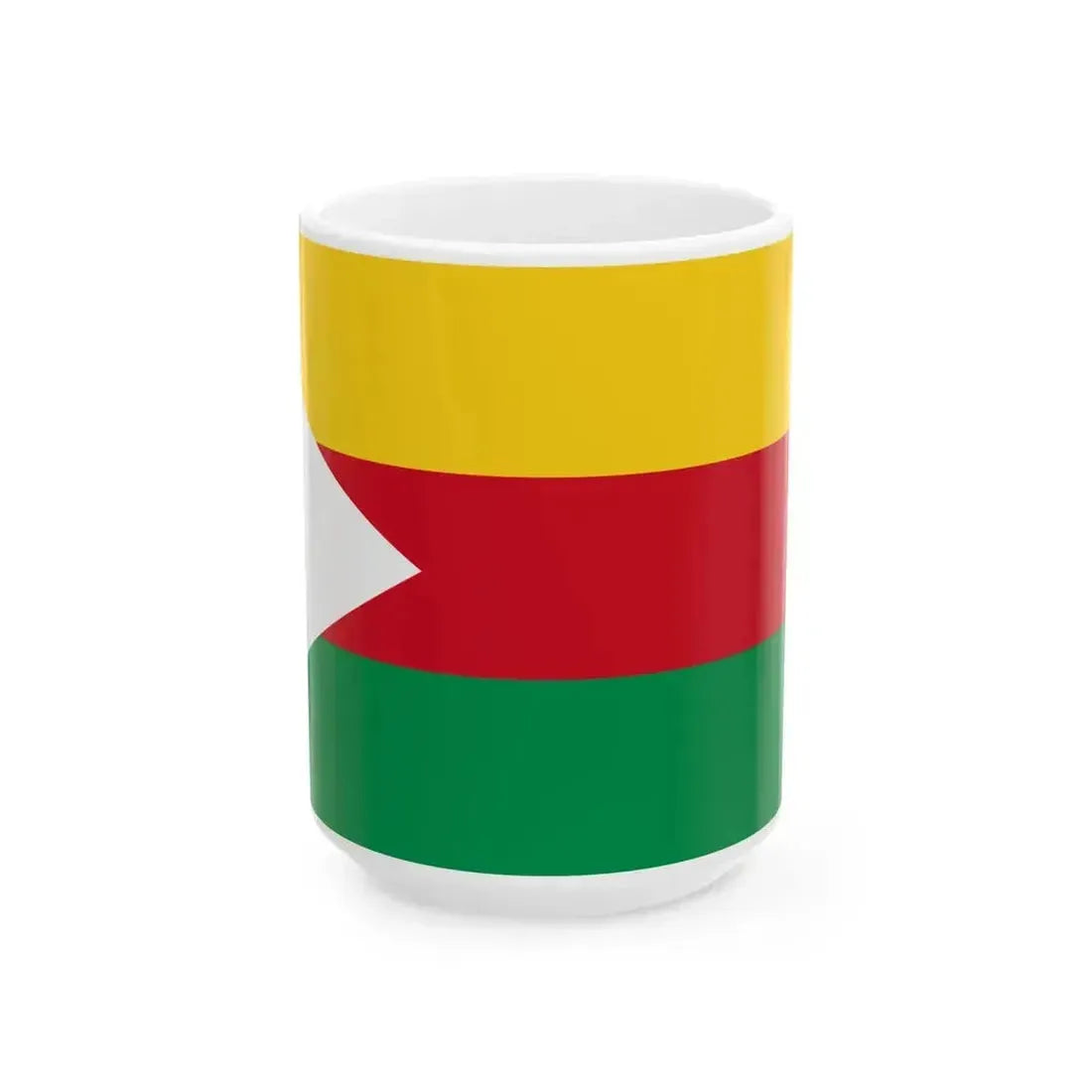 Flag of El Carmen (Ecuador) White Coffee Mug 15oz - Go Mug Yourself