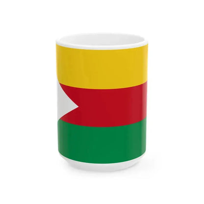 Flag of El Carmen (Ecuador) White Coffee Mug 15oz - Go Mug Yourself