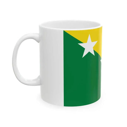 Flag of El Empalme (Ecuador) White Coffee Mug - Go Mug Yourself