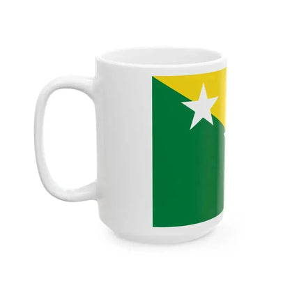 Flag of El Empalme (Ecuador) White Coffee Mug - Go Mug Yourself